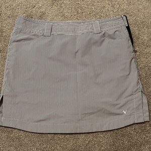 Chic Striped Mini Skort